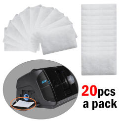 20pcs ResMed AirSense Filters CPAP Disposable Universal Replacement Filters Replacement Cotton Filter Sleep Apnea Snorer