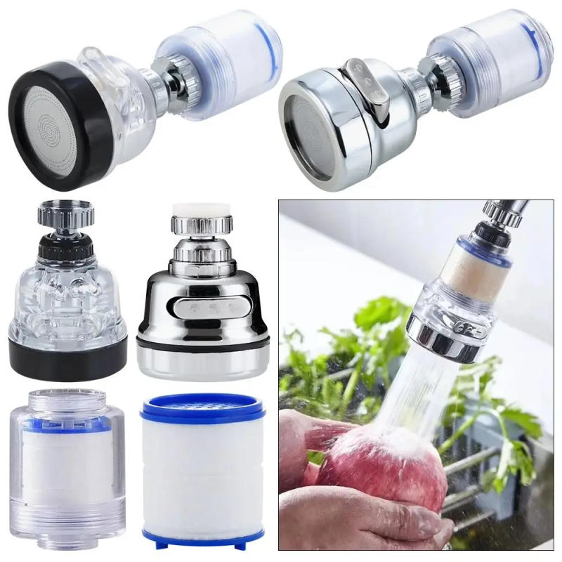 Description Picture 2 of item1Pcs Bubbler Dispenser Faucet Aerator Nozzle Tap Extension Connector Shower Head Water Filters Water Saving 3 Modes