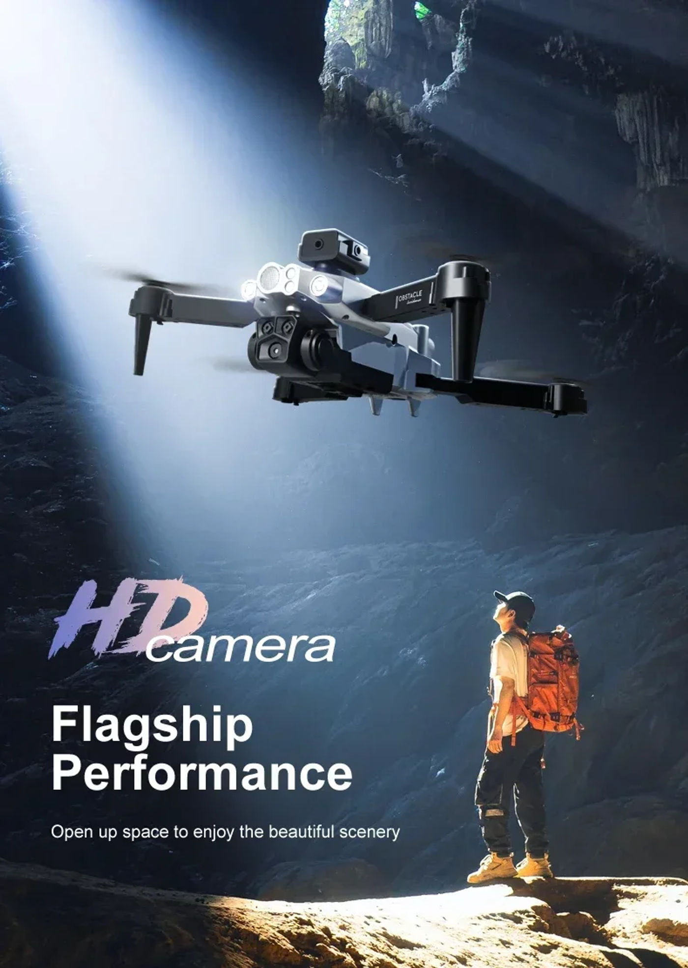 Description Picture 5 of itemXiaomi LU200 Drone GPS 8K HD Triple Camera Aerial Photography WIFI Optical Localization Automatic Obstacle Avoidance Drone 2024