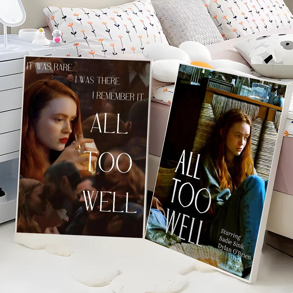 Description Picture 4 of itemShort Film All Too Well Lyrics Memorial DIY Sticky Poster Waterproof Paper Sticker Coffee House Bar Home Decor