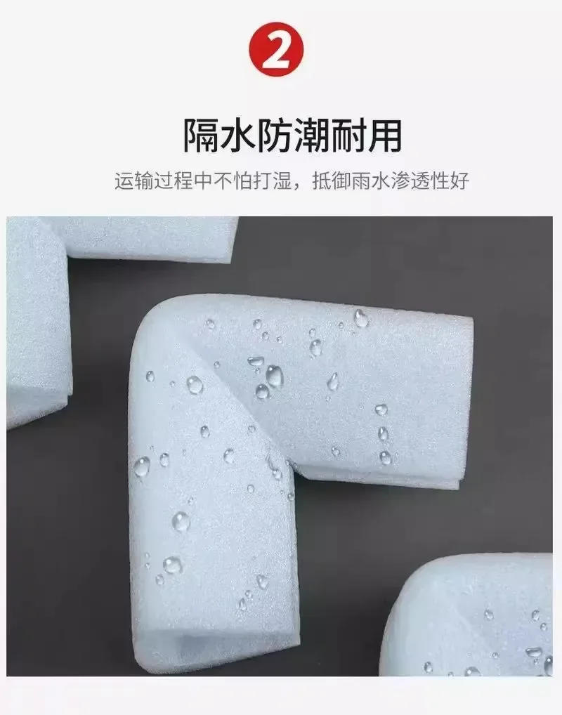 Description Picture 6 of item100pcs Pearl Cotton Corner Protector Picture Frame Mirror Earthquake Resistance Collision Avoidance Transport Protective Corner