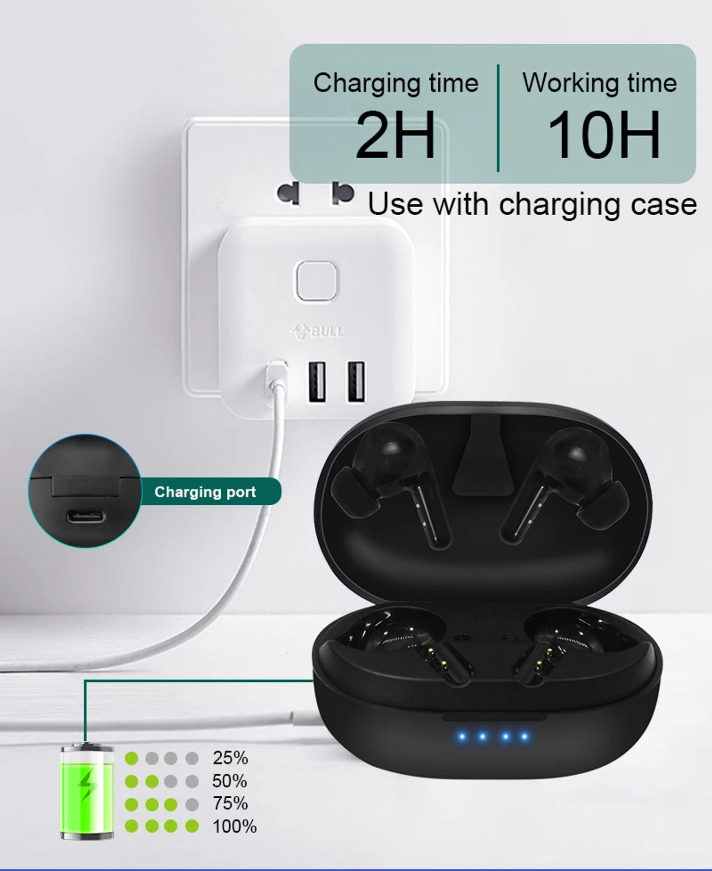 Description Picture 5 of itemBluetooth Hearing Aids Rechargeable Hearing Aid APP Control High Power Sound Amplifier Severe For Deafness aparelho Audifonos