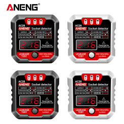 ANENG AC28 Digital Display Polarity Phase Pheck Detector Circuit Breaker Finders LCD for Testing Power Socket / Leakage Switches