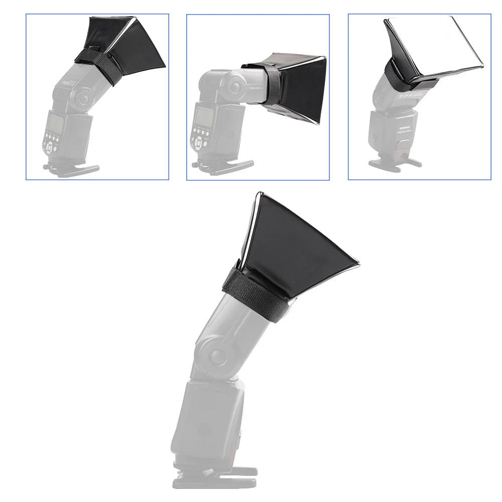 Description Picture 3 of item10*13cm Softbox Flash Diffuser Reflector For Most Kinds Of SLR Camera Speedlite Flash Softbox Photography Studio Accessories