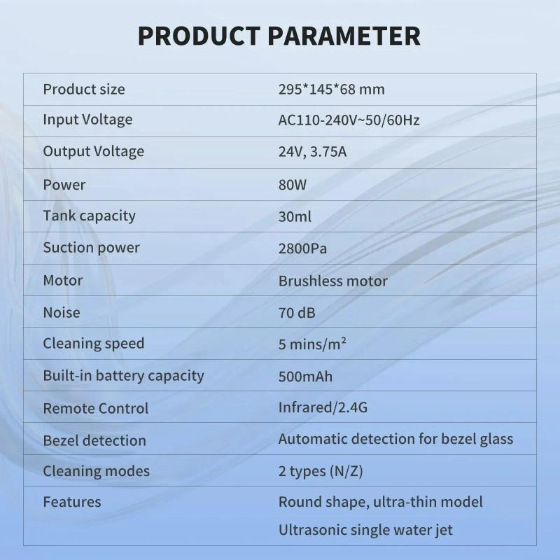 Description Picture 3 of itemAutomatic High-Rise Window Cleaning Robot, Dual-Sided Spray & Brushless Motor for Skyscraper/Home/Office Glass Maintenance
