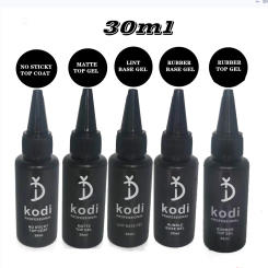 YD KODI PROFESSIONAL 30ml No Sticky Matte Top Coat Soak Off LED UV Nail Gel Polish Rubber Base Top Coat for Nails Polish