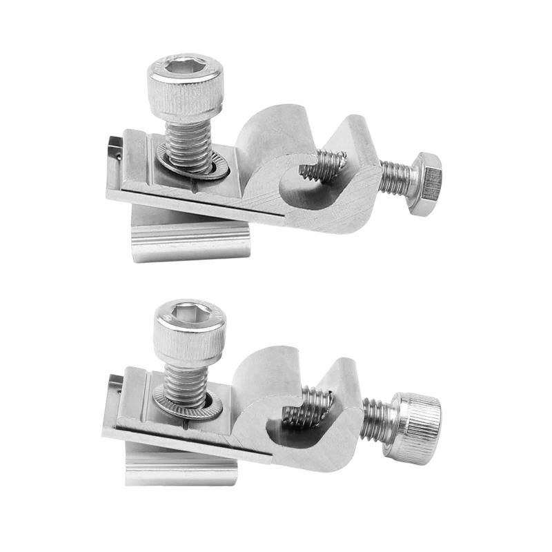 Description Picture 3 of itemSolar Panel Grounding Lugs 1Pcs Hardware Solar Grounding Clip Cable Clamp for Off Gird Roof Wall Bare Wire rv panels System
