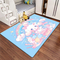MINISO&Sanrio Cinnamoroll Printed Carpet Living Room Home Decoration Sofa,Table Rug Non-slip Bedside Leisure Mat Stain-resistant