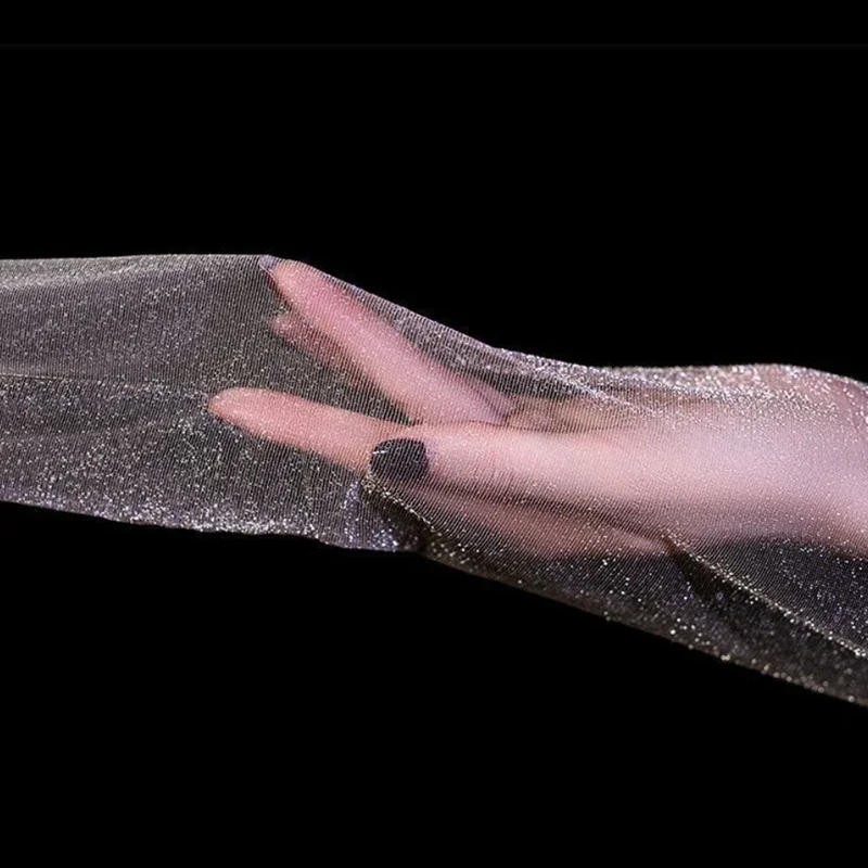 Description Picture 2 of itemShiny Sexy Black Stockings Pantyhose Transparent Tights Charming Women Underwear Glitter Bright Hosiery Ladies Panty Stockings