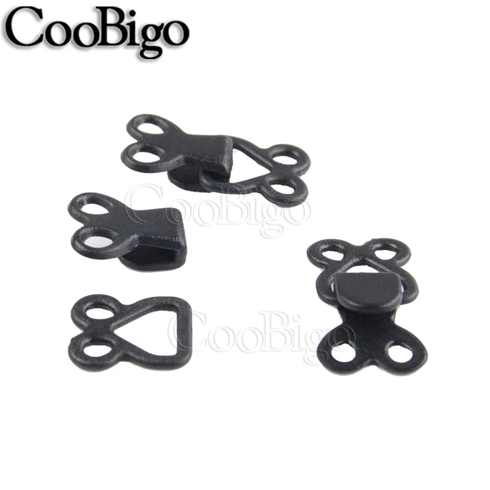 Description Picture 4 of item50pcs Plastic Hook And Eye Clasp Button Buckle For Garment Trousers Skirts Bras Sewing Accessories Size 20X10mm
