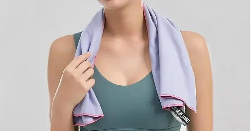 Description Picture 2 of itemQuick Drying Sports Towel 40x80CM Blue Gray Green Orange Swimming Gym Camping Running Beach Towel Bathroom Accessories For Home