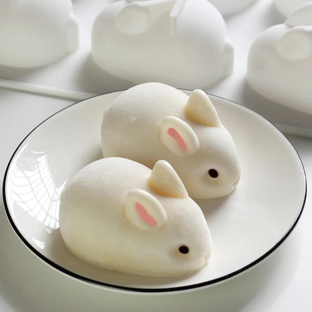 Description Picture 5 of item3D Rabbit Silicone Soap Mold DIY Candle Mould Cute Cake Pudding Chocolate Dessert Baking Accessories Candle Making Supplies