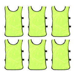 6 Pcs Training Vest Soccer Jersey Football Waistcoat Boys Tank Tops Running Scrimmage Baby