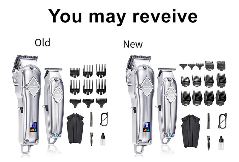 Description Picture 4 of itemLimural Hair Clippers for Men Professional Hair Cutting Kit Beard Trimmer Barbers Cordless Close Cutting T-Blade Trimmer Kit