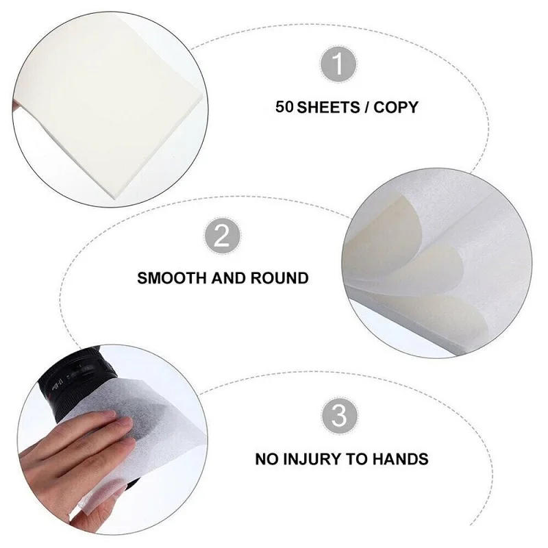 Description Picture 3 of itemSelens 100 Sheets 10x15cm Soft Camera Lens Tissue Filter Screen Cleaning Paper Booklet For Phone Screen Glasses Lens clean 안경닦이