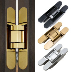 Hardware Concealed Stainless Steel Furniture Supplies Window Accessories  Hinges Cross Door Hinge