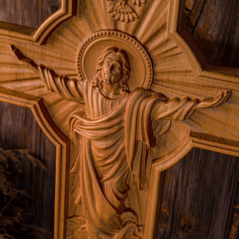 Description Picture 4 of itemCrucifixes for wall jesus wall decoration religious wall hanging mural painting christian church jesus ascension catholic easter