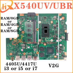 X540U Mainboard For ASUS X540UV X540UB X540UBR A540U X500U P540U K540U F540U Laptop Motherboard 4405u 4417u i3 i5 i7 V2G