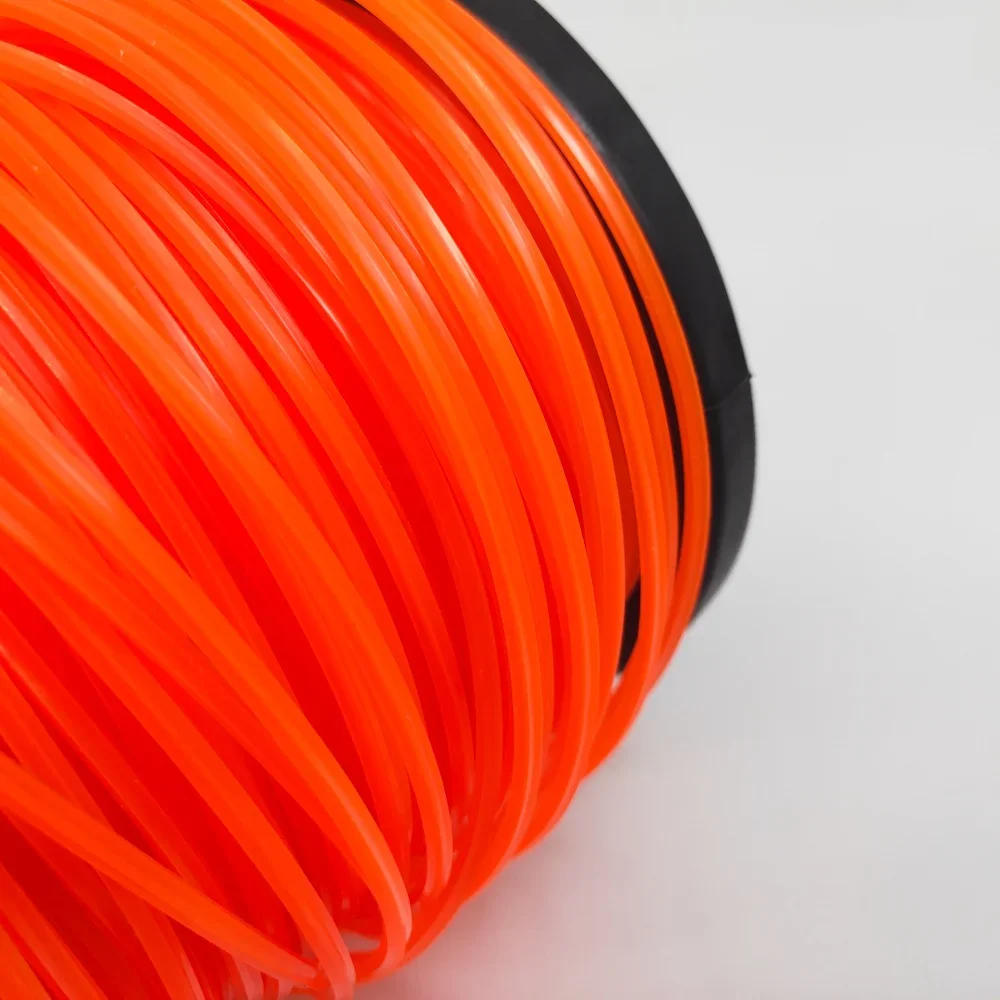 Description Picture 5 of item2.4mmx130m Brush Cutter Sharp Rope Grass Mower Pentagram Nylon Mowing Trimmer Line Trimmer Head String Grass Trimmer Roll Line