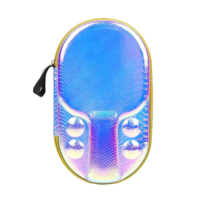 Description Picture 6 of itemLoki Table Tennis Racket Case Leatherwear Ping Pong Box High Quality Glossy Table Tennis Rackets Bag with Zipper Storage Racket