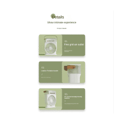 Portable Air Conditioner Fan 5-Hole Spray Air Cooing Mini Personal Fan Electric Fan Humidifier Table Fan -D