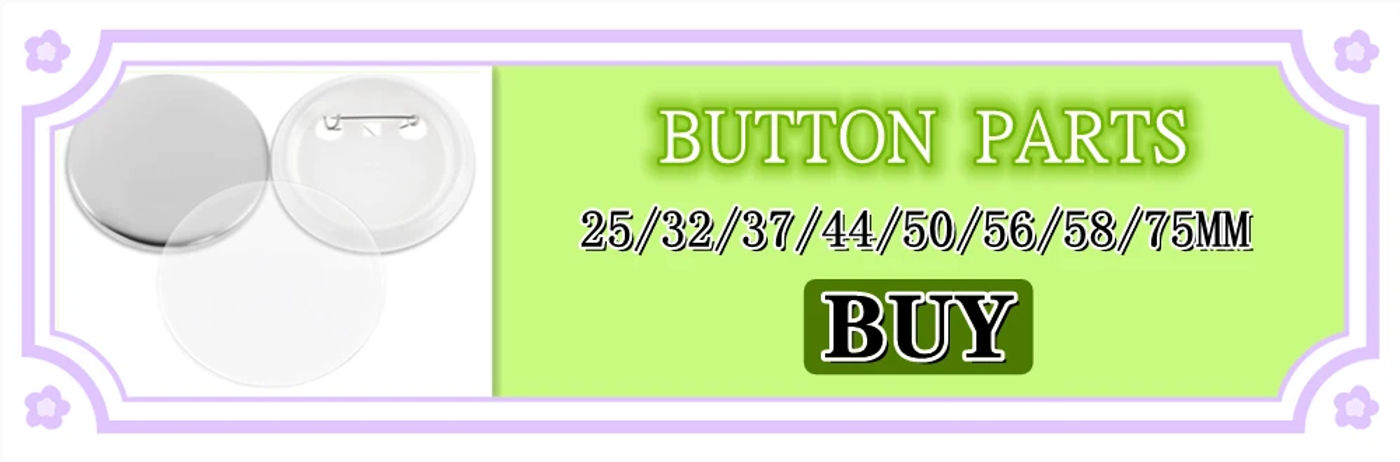 Description Picture 2 of itemBadge Pin Button Maker Machine DIY 25/32/37/44/58MM Badges Set with 100Pcs Button Parts+Circle Cutter, Badge Press Maker Machine