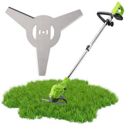 1pc Lawn Mower Saw Blade Metal Blades 150mm Mowing Grass Replacement Silver Steel Animal Husbandry Grass Trimmers