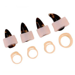 Silicone Guzheng Nail Cover S/M/L Guzheng Practice Finger Protector String Instrument Practice Accessories Without Nail Tips