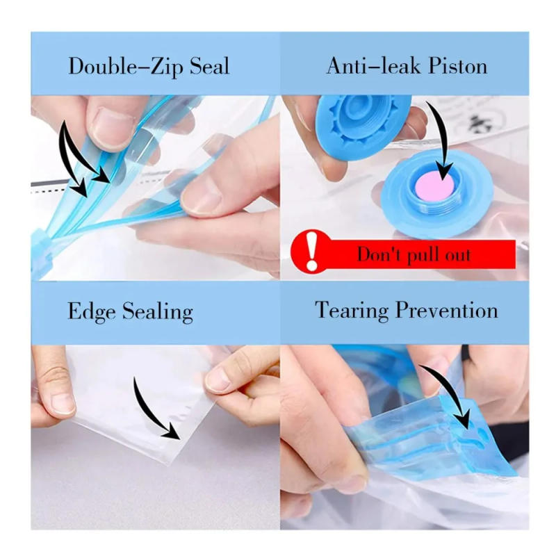 Description Picture 5 of itemVacuum Storage Bags,for Bedding,Pillows,Towel,Clothes Space Saver Travel Storage Bag,With Hand-electric-Pump,Vacuum Bag Package