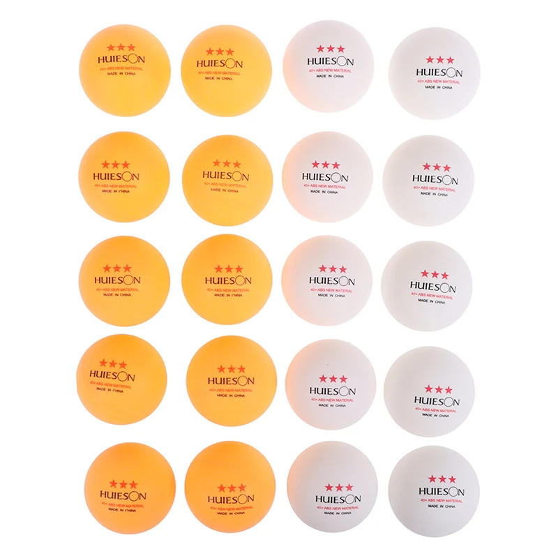 Description Picture 2 of item10pcs Table Tennis Ball 40+mm Diameter 2.8g 3 Star ABS Plastic Ping Pong Balls