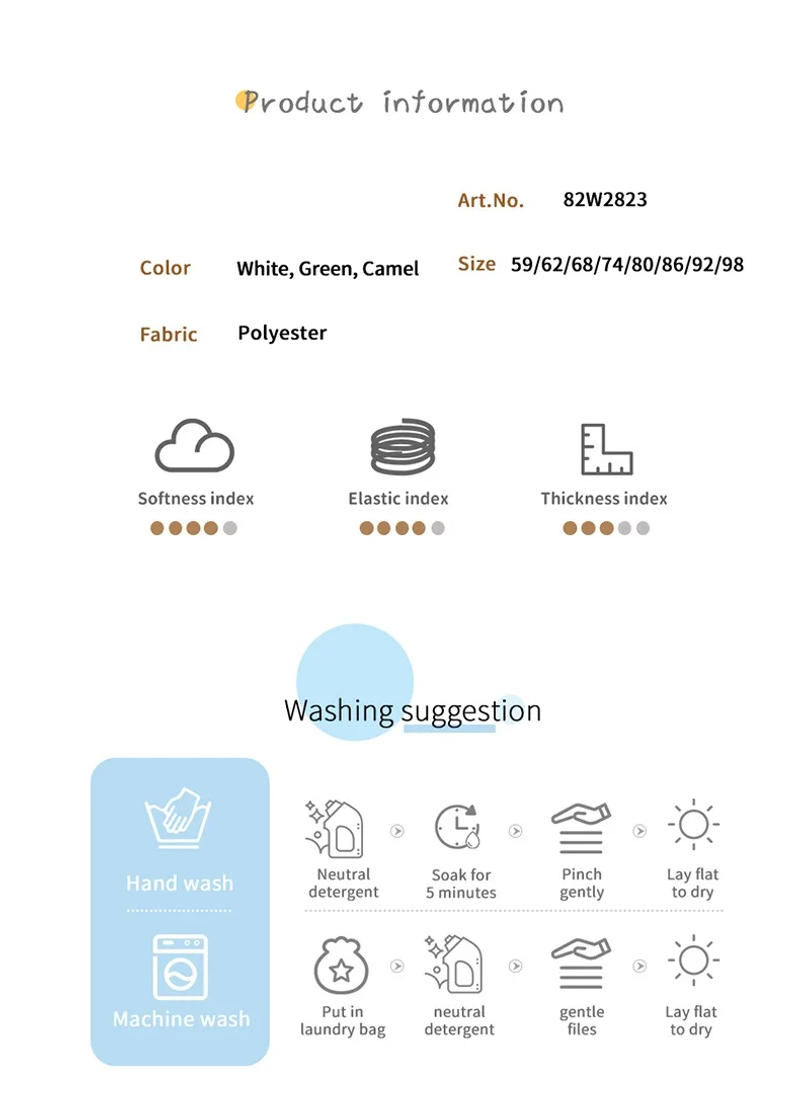 Description Picture 5 of itemBaby Sweaters Knitted Newborn Girl Boy Pullover Long Sleeve Autumn Infant Children Clothing Cute Cartoon Hedgehog Tops Outerwear