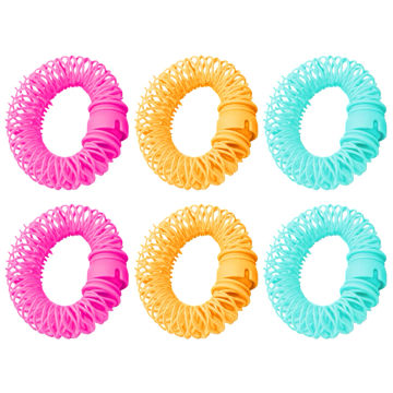 6/8Pcs Hairdress Magic Hair Curler Spiral Curls Roller Donuts Curl Hair Styling DIY Tool Hair Accessories