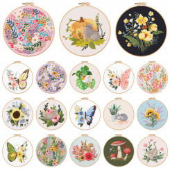 Diy Kit Adult Crafts Skill Hand Sewing Cross Stitch Embroidery Kits Hoop Frame Rings Supplies Racks Patterns Sets For Handmade