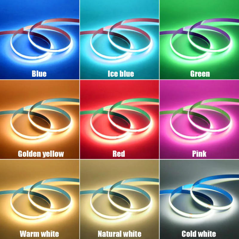 Description Picture 5 of itemMotion Sensor Led COB Light Strip Battery Usb Powered 5V Auto ON/OFF Liner Lighting Diode for Cabinet Wardrobe Kitchen Staircase