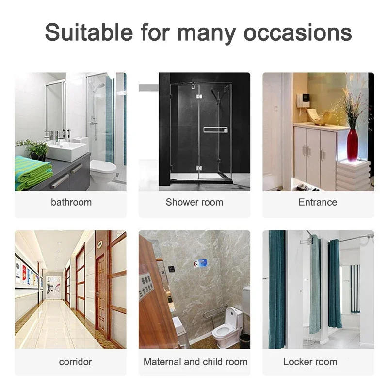 Description Picture 3 of itemWall-mounted Shower Folding Seat  High-Loading Silent Bathroom Stool for Disabled Elderly slow down Stool Home Furniture