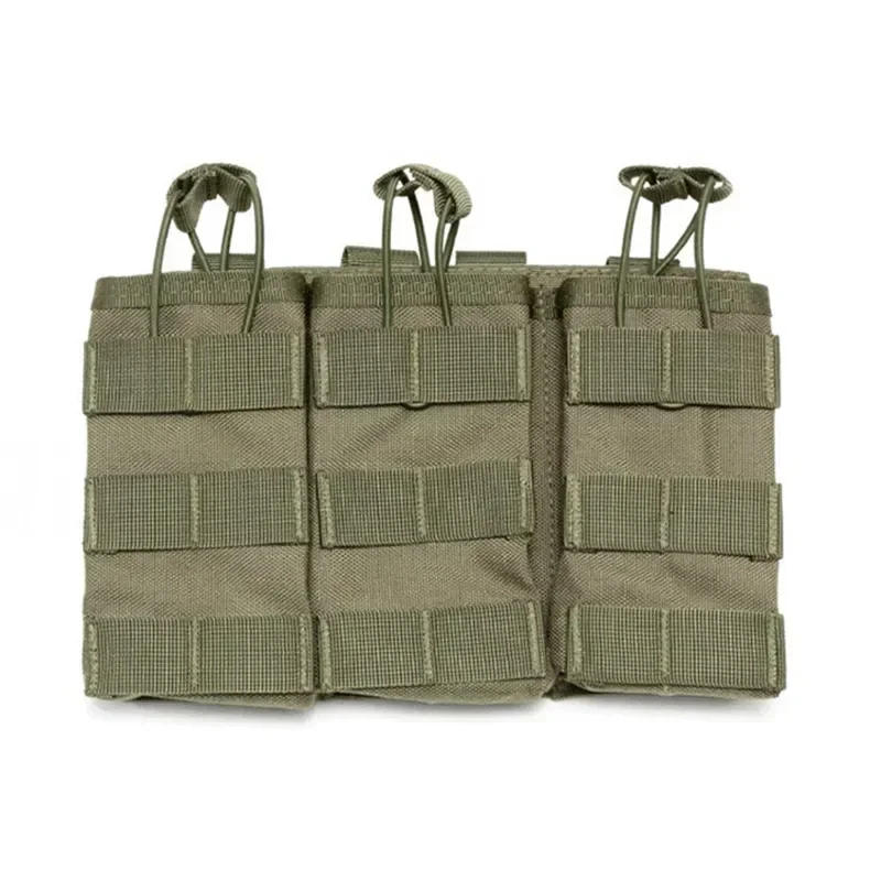 Description Picture 5 of itemTactical Triple Molle Magazine Pouches Airsoft AK 7.62 5.56mm M4 AR 15 Rifle Mag Bag Hunting Accessories