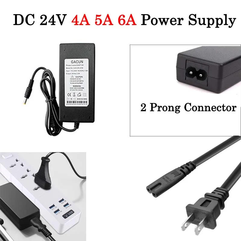 Description Picture 4 of itemLED Power Adapter DC 24V Lighting Transformer AC 110V~220V 1A 2A 3A 4A 5A 6A 8A 10A Switching Power Supply For LED Camera Router