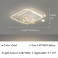 Gold Square D45cm