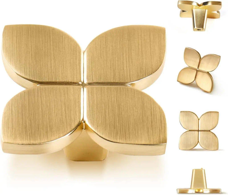 Description Picture 2 of itemButterfly Shape Cabinet Handle Zinc Alloy Matt Kitchen konb Furniture Knob Door Hardware 5Pcs/set