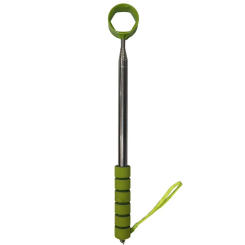 Extendable Telescopic Golf Ball Retriever Adjustable Non-Slip Handle Stainless Ball Grabber Square Holes Anti-drop Rope