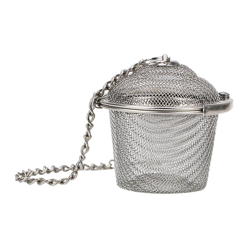 Description Picture 4 of itemTea Strainer Locking Tea Infuser Filter Stainless Steel Mesh Tea Ball Strainer Herb Spice Ball Infuser Diffuser Tea Accessories
