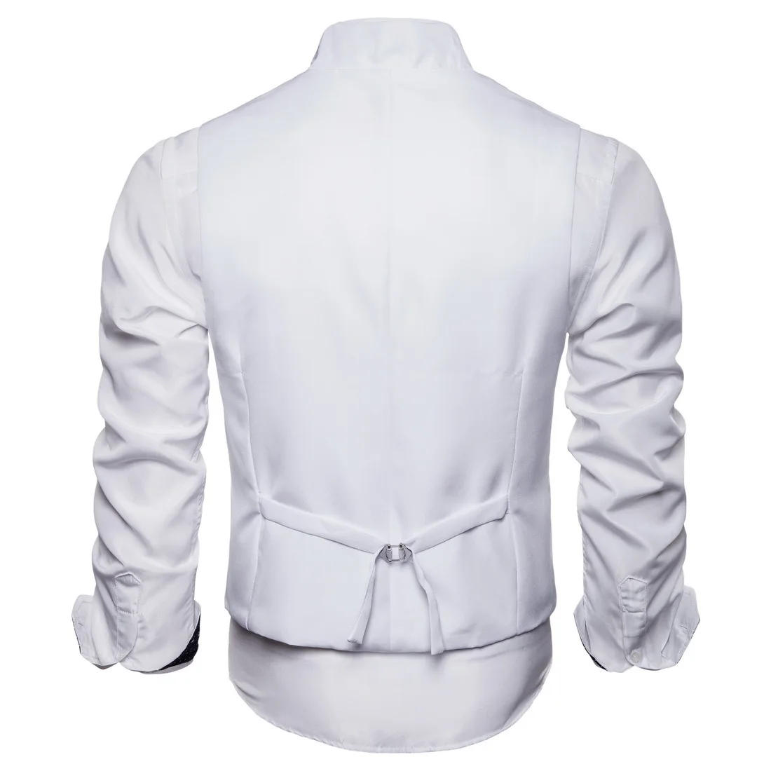 Description Picture 6 of item2024 Autumn New Solid Color Suit Vest European and American Foreign Trade Trend Gentleman British Leisure Vest