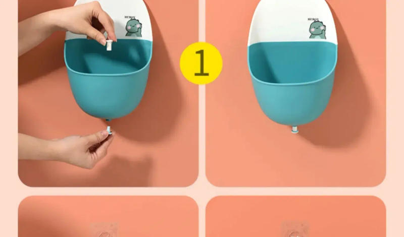 Description Picture 5 of itemChildren's Urinals Standing Wall-Mounted Urinal Toilet Special Urinal Urine Artifact camping toilet baño portatil