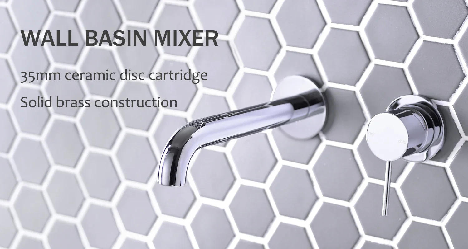 Description Picture 2 of itemAustralian Watermark Matte Black Brass Body Basin Faucet Two Hole Hot and Cold Water Basin Mixer Bathroom Faucet