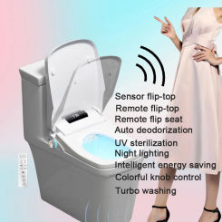 Square Smart Bidet Instant Heat Toilet Seat Tapa Abattant Washing Waterproof Cuvette Japonaise WC Japanese Automatic Flip Lid