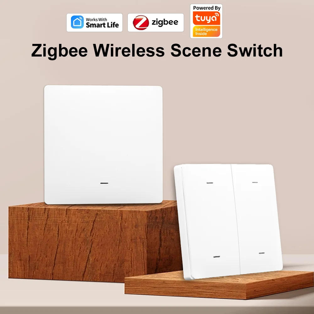 Description Picture 3 of itemTuya ZigBee 3.0 Smart 12 Scene Switch Wireless Push Button 1/2/3/4 gang Battery Powered Transmitter Smart Life App Automatio