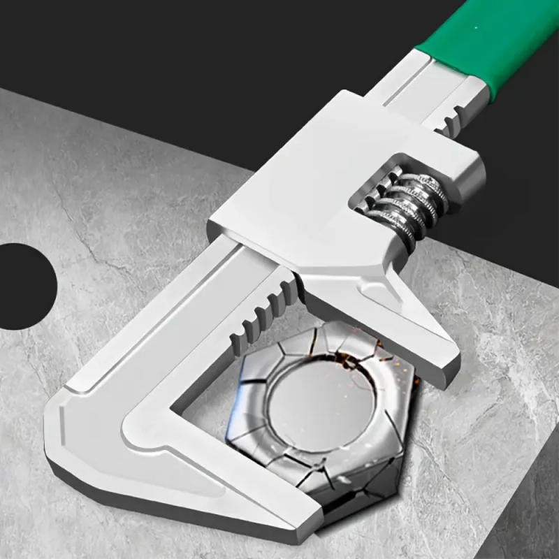 Description Picture 5 of itemAdjustable Pipe Wrench Key Large Mouth Plumbing Monkey Spanner Auto Sink Tube Wrenches Multifunctional F-Type