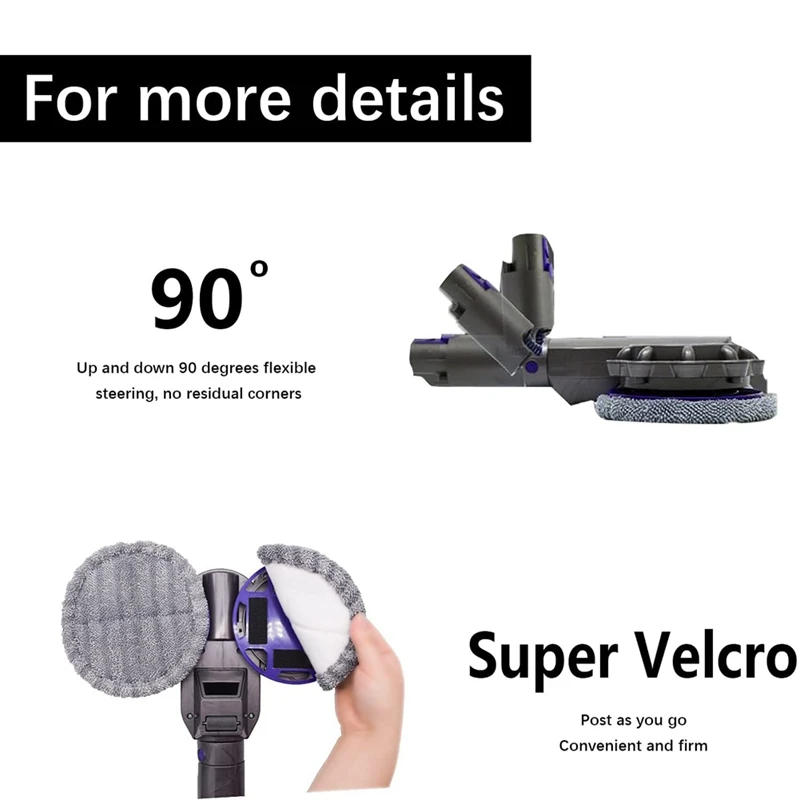 Description Picture 5 of itemElectric Floor Mop Head For Dyson V7 V8 V11 V10 V15 Vacuum Cleaner Attachment With Water Trank With Switch Trigger