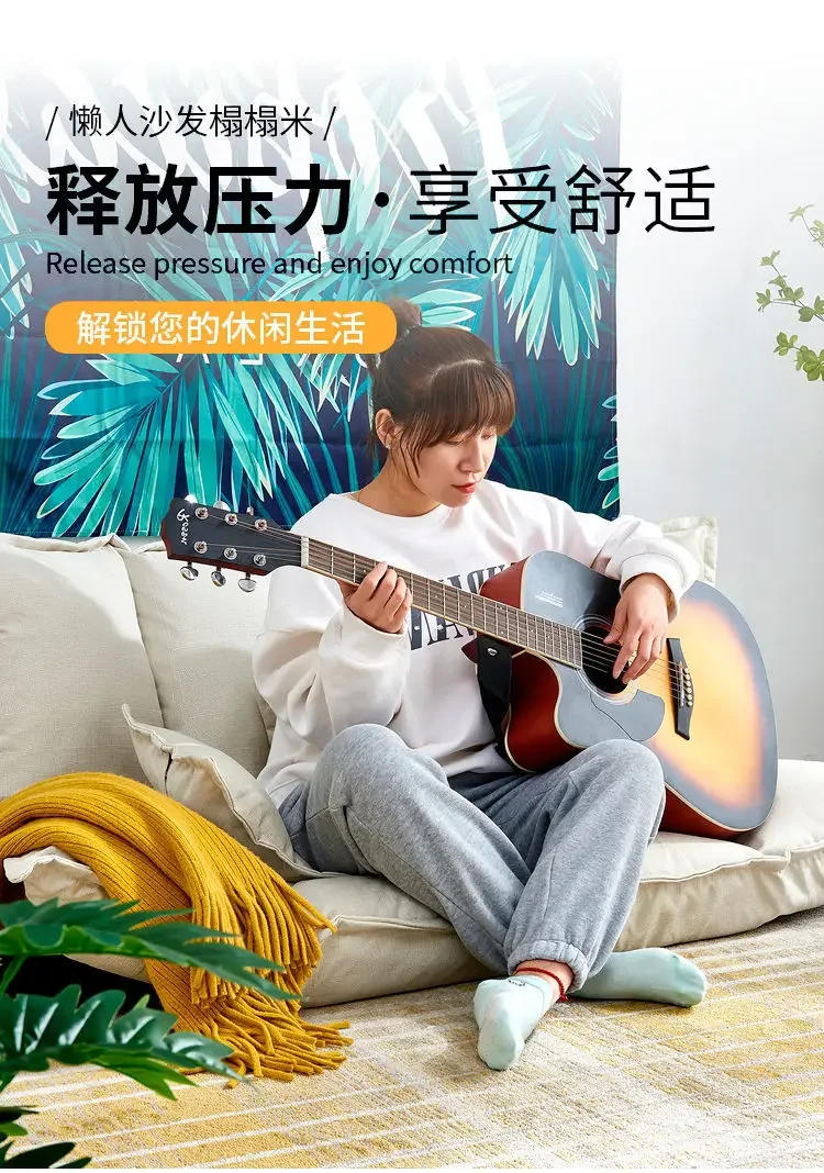 Description Picture 4 of itemJapanese Lounge Lazy Person Foldable Sofa Bed on The Ground Floor Balcony Sofa Mobilier Gaming Chair Living Room Couch Sofa