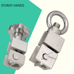 304 Stainless Steel Manhole Ring Nut Screw Set Filter Latch Lock Plum Handle Live Bolt Hardware Accessories U-Channel Fasteners